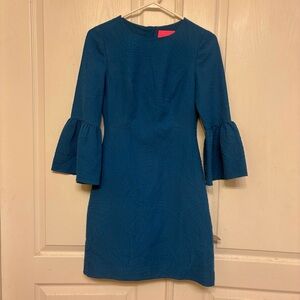 Lilly Pulitzer Teal Long Sleeve Dress